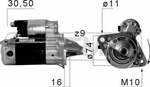 Messmer 220675 - Motorino d'avviamento autozon.pro