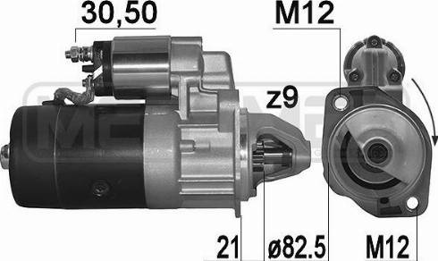 Messmer 220096A - Motorino d'avviamento autozon.pro