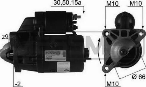 Messmer 220098R - Motorino d'avviamento autozon.pro