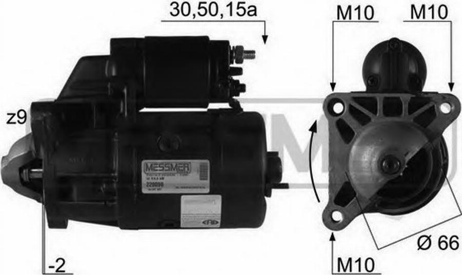 Messmer 220098 - Motorino d'avviamento autozon.pro