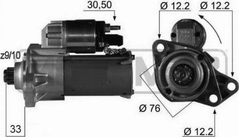 Messmer 220056A - Motorino d'avviamento autozon.pro