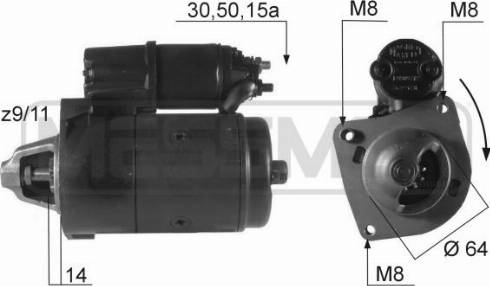 Messmer 220051R - Motorino d'avviamento autozon.pro