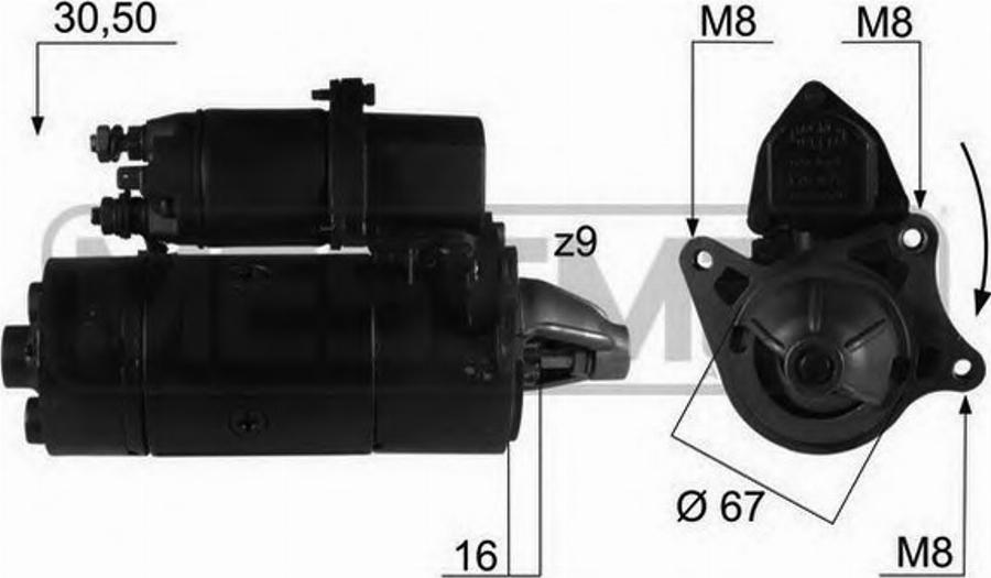 Messmer 220067 - Motorino d'avviamento autozon.pro