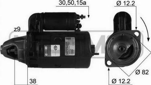 Messmer 220008R - Motorino d'avviamento autozon.pro