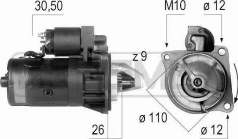 Messmer 220019 - Motorino d'avviamento autozon.pro