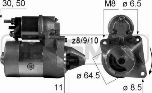 Messmer 220014A - Motorino d'avviamento autozon.pro