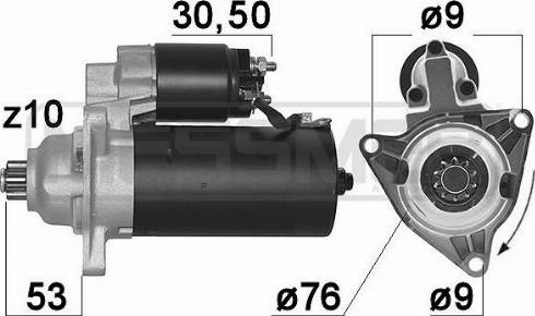 Messmer 220085A - Motorino d'avviamento autozon.pro