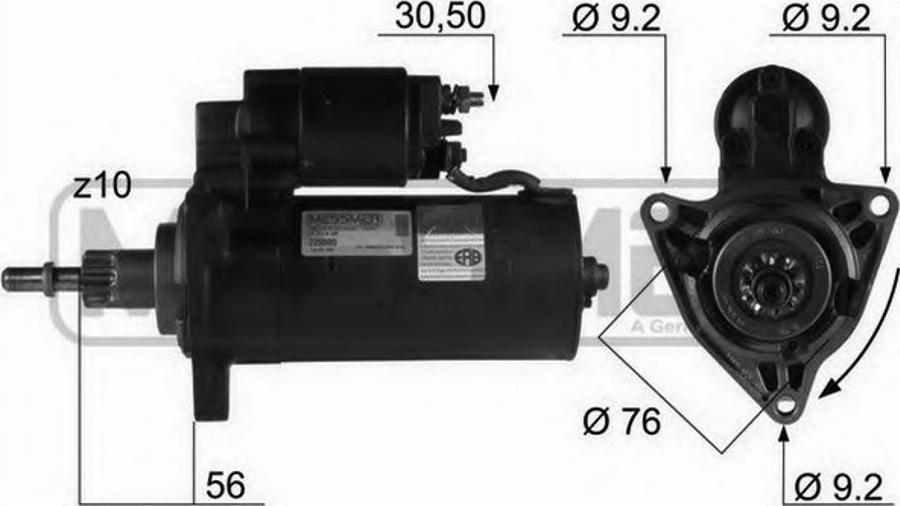 Messmer 220085 - Motorino d'avviamento autozon.pro