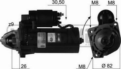 Messmer 220081R - Motorino d'avviamento autozon.pro