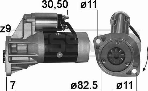 Messmer 220083A - Motorino d'avviamento autozon.pro