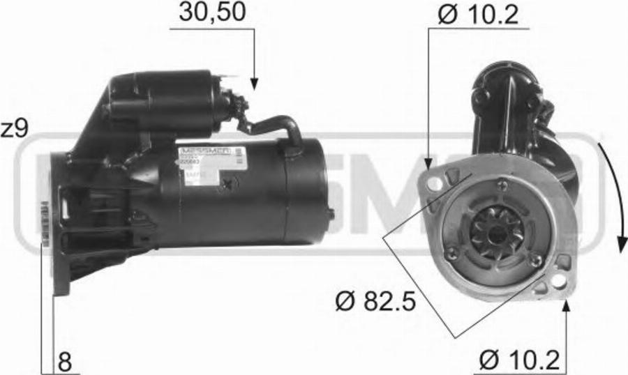 Messmer 220083 - Motorino d'avviamento autozon.pro