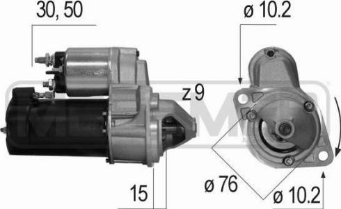 Messmer 220087A - Motorino d'avviamento autozon.pro