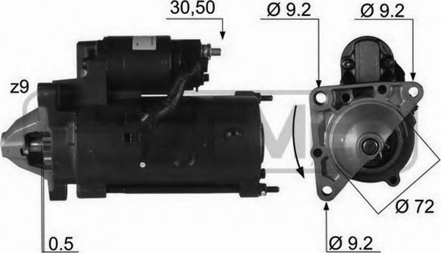 Messmer 220031 - Motorino d'avviamento autozon.pro