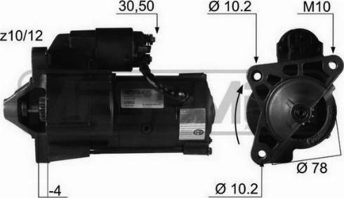 Messmer 220032R - Motorino d'avviamento autozon.pro