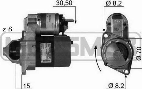 Messmer 220027A - Motorino d'avviamento autozon.pro