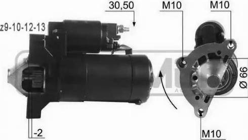 Messmer 220074 - Motorino d'avviamento autozon.pro