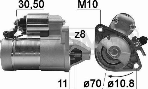 Messmer 220197A - Motorino d'avviamento autozon.pro