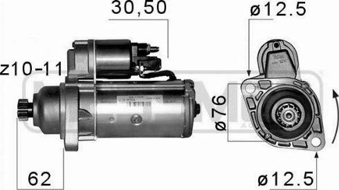 Messmer 220141A - Motorino d'avviamento autozon.pro