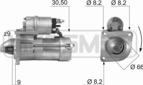 Messmer 220151A - Motorino d'avviamento autozon.pro