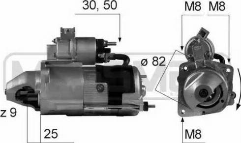 Messmer 220 158 - Motorino d'avviamento autozon.pro