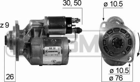 Messmer 220160A - Motorino d'avviamento autozon.pro