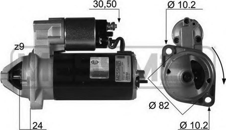 Messmer 220102 - Motorino d'avviamento autozon.pro