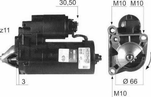 Messmer 220184 - Motorino d'avviamento autozon.pro