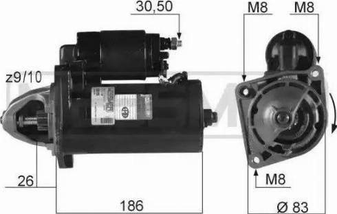 Messmer 220185 - Motorino d'avviamento autozon.pro