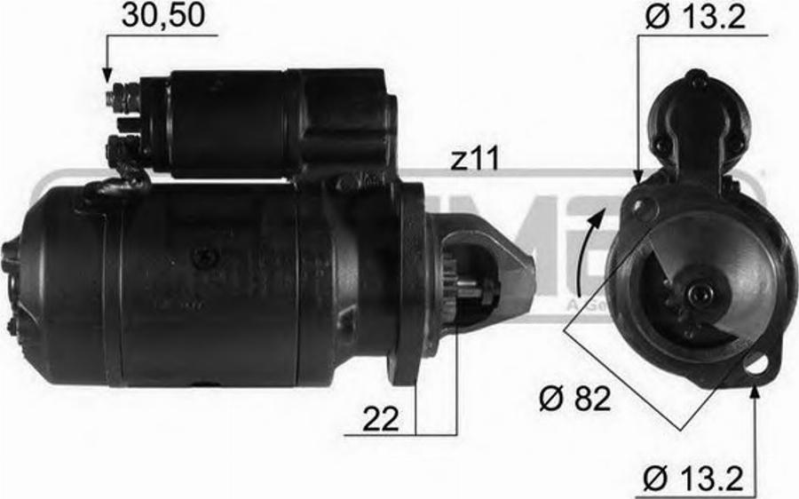 Messmer 220186 - Motorino d'avviamento autozon.pro