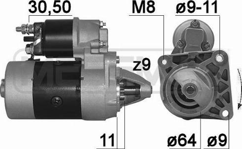 Messmer 220182A - Motorino d'avviamento autozon.pro