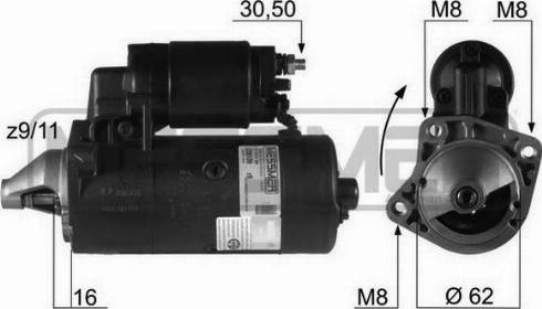 Messmer 220139R - Motorino d'avviamento autozon.pro