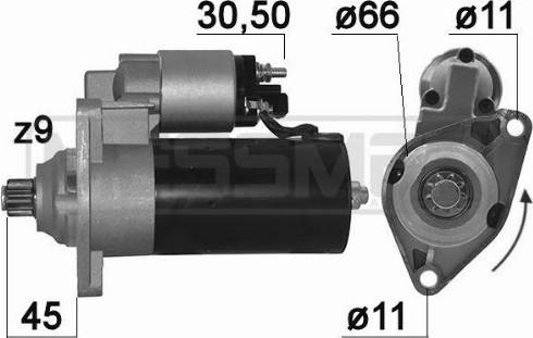 Messmer 220130A - Motorino d'avviamento autozon.pro