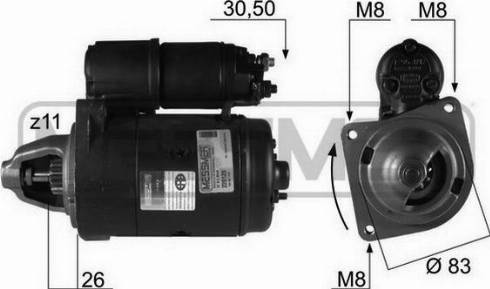 Messmer 220125R - Motorino d'avviamento autozon.pro