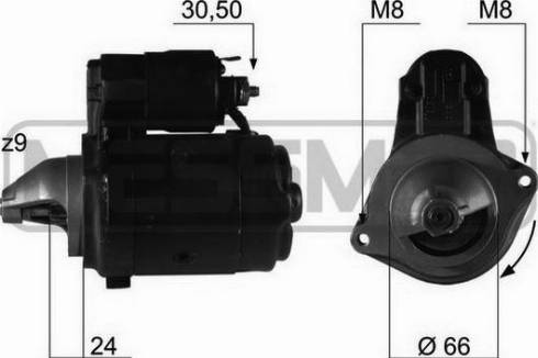 Messmer 220174A - Motorino d'avviamento autozon.pro