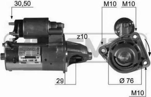 Messmer 220172 - Motorino d'avviamento autozon.pro