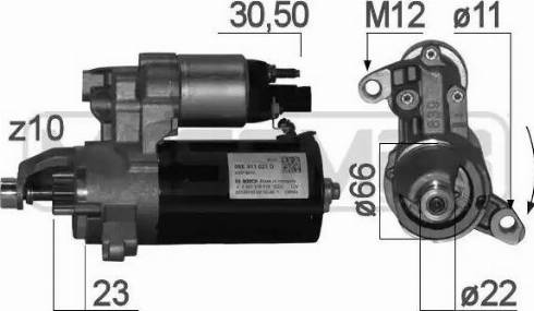 Messmer 220849 - Motorino d'avviamento autozon.pro