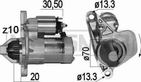 Messmer 220847 - Motorino d'avviamento autozon.pro