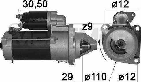 Messmer 220858A - Motorino d'avviamento autozon.pro