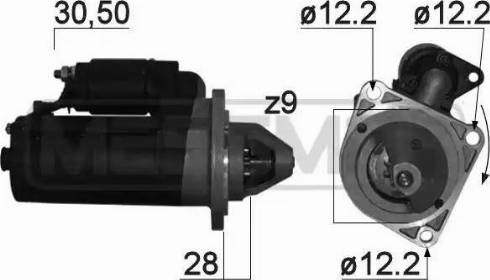 Messmer 220858 - Motorino d'avviamento autozon.pro