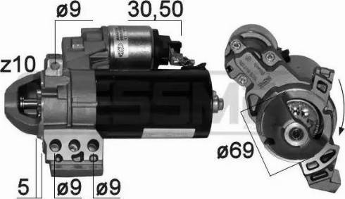 Messmer 220869 - Motorino d'avviamento autozon.pro