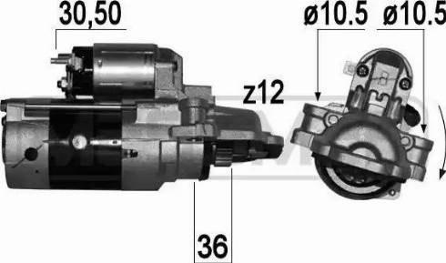 Messmer 220866 - Motorino d'avviamento autozon.pro