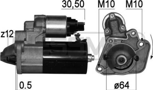 Messmer 220816A - Motorino d'avviamento autozon.pro