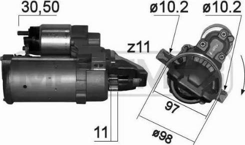 Messmer 220837 - Motorino d'avviamento autozon.pro