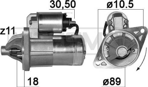 Messmer 220823A - Motorino d'avviamento autozon.pro