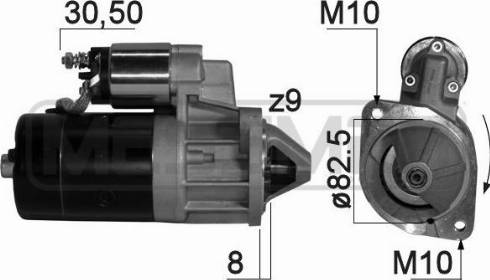 Messmer 220822A - Motorino d'avviamento autozon.pro