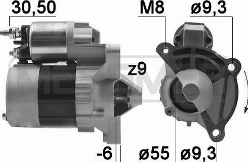 Messmer 220392A - Motorino d'avviamento autozon.pro