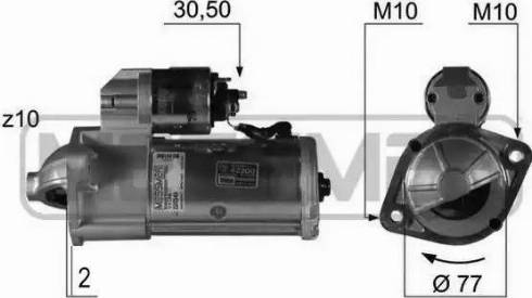 Messmer 220349 - Motorino d'avviamento autozon.pro