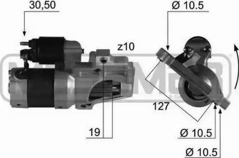 Messmer 220344 - Motorino d'avviamento autozon.pro