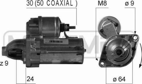 Messmer 220359A - Motorino d'avviamento autozon.pro