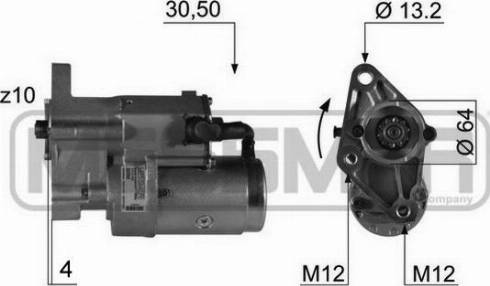 Messmer 220352A - Motorino d'avviamento autozon.pro